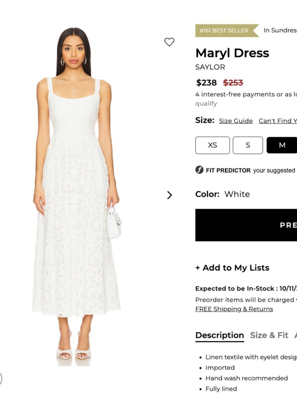 Saylor Maryl Dress